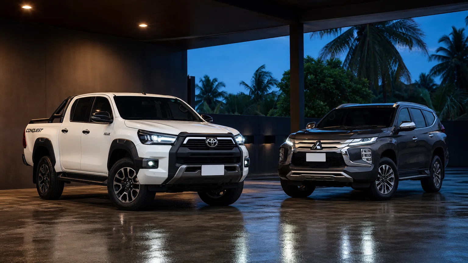 Toyota Hilux Conquest and Montero Sport